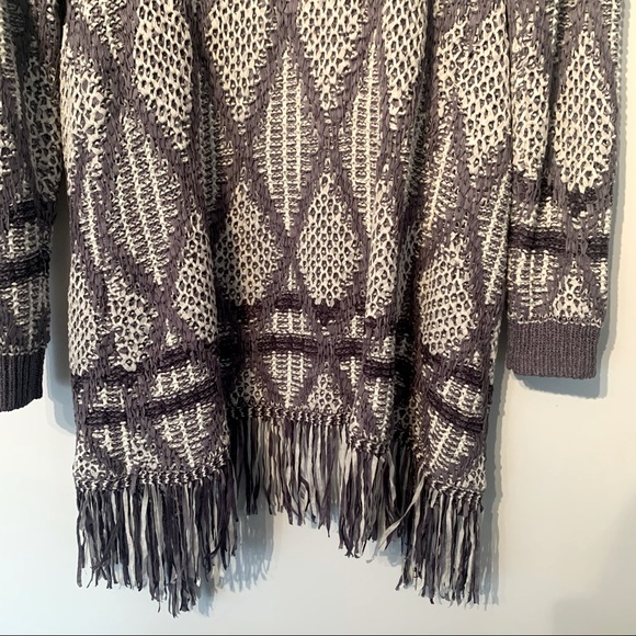 Long blue and white cardigan. Never been worn. - Picture 6 of 7